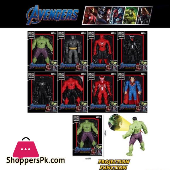 Avengers Projection Action Figure 8 Pcs