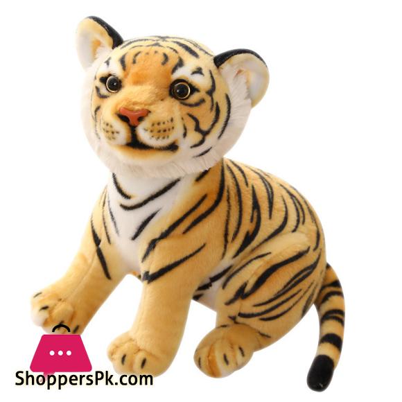 Baby Tiger Plush Toy Stuffed Soft Wild Animal Forest Tiger Pillow Dolls For Kids Birthday Gift 25CM