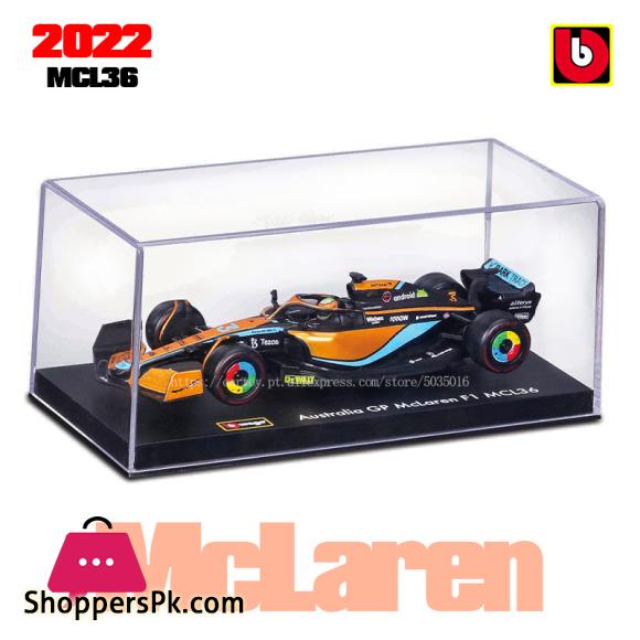 Bburago 1:43 Lando Norris McLaren F1 Team MCL36 #3 Daniel Ricciardo Alloy Toy Car Model Super