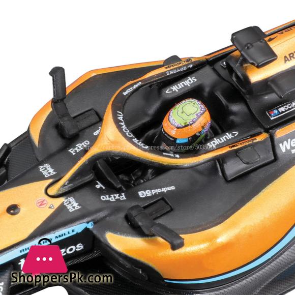 Bburago 1:43 Lando Norris McLaren F1 Team MCL36 #3 Daniel Ricciardo Alloy Toy Car Model Super