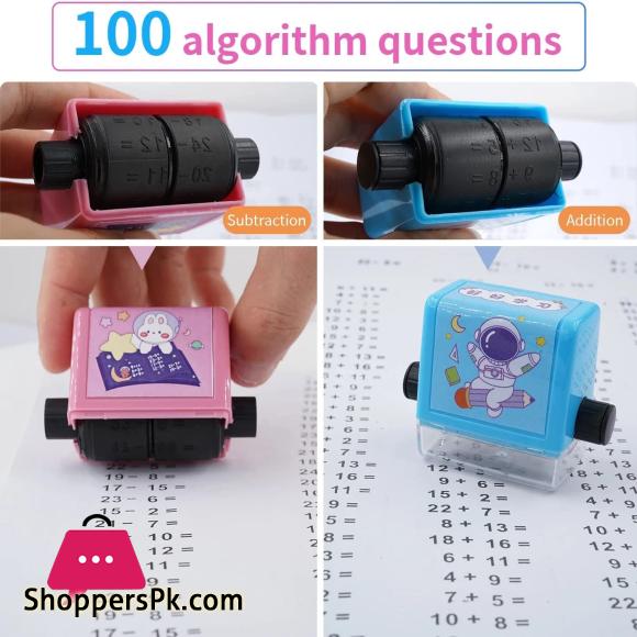 Childrens Addition and Subtraction Scroll Stamp Primary School Students Practice Questions Preschool Mathematics Exercise Math
