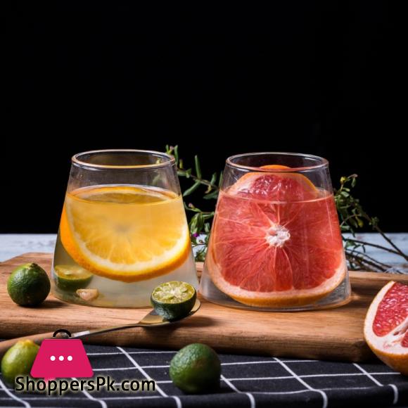 Creative Glass Glass Household High Borosilicate Glass Single Layer Transparent Glass Juice Drink Cup Drinking Cup