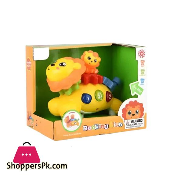Cute Rocking Lion with Light & Sound