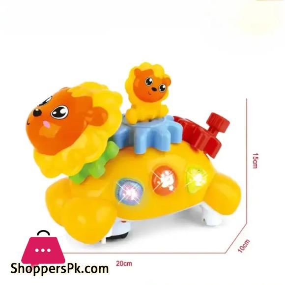 Cute Rocking Lion with Light & Sound