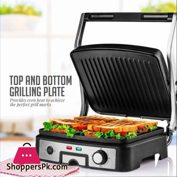Imported National Electric Panini Press Contact Griller Commercial Griller