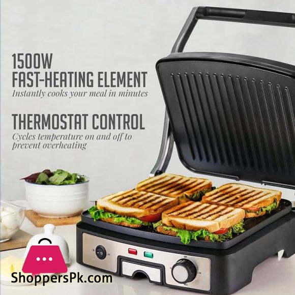 Imported National Electric Panini Press Contact Griller Commercial Griller