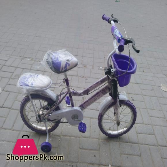 Mama Love Cycle for Kids 2 to 6 Years with Basket & Backseat 12inch