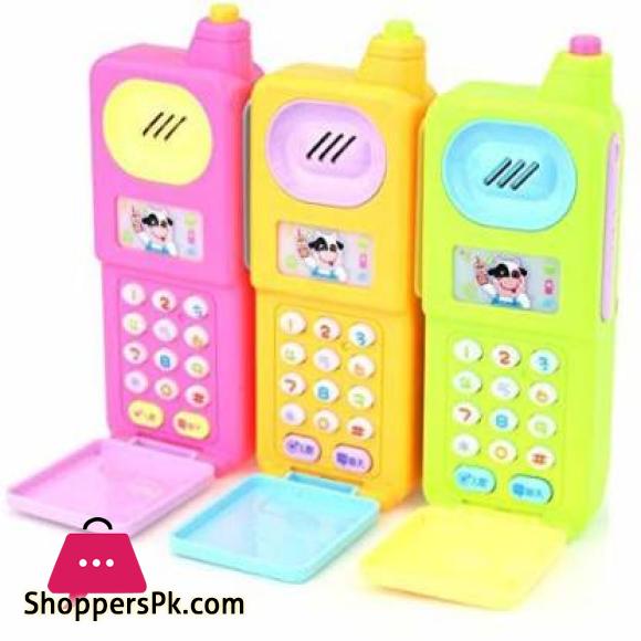 Musical Mobile Phone for Kids, Toy for Kids, Educational Toys for Kids 3+ Years/Boys/Girls-1 Unit (Random Color)