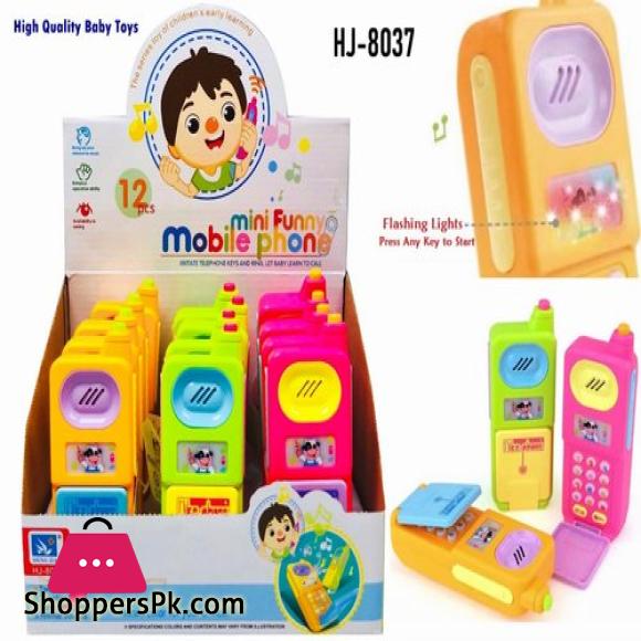 Musical Mobile Phone for Kids, Toy for Kids, Educational Toys for Kids 3+ Years/Boys/Girls-1 Unit (Random Color)