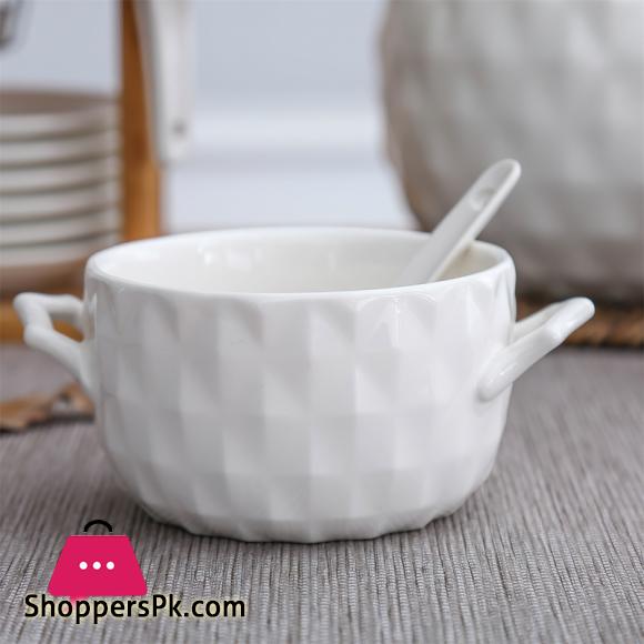 Nordic Ceramic Soup Pot Set Pineapple Shape 21 Pieces