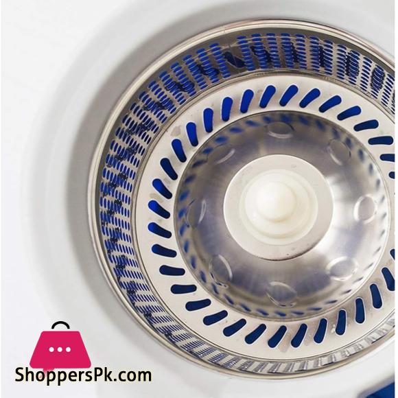 Primo Spin Mop Stainless Steel Mop With Bucket - Microfiber Home Clean Mops