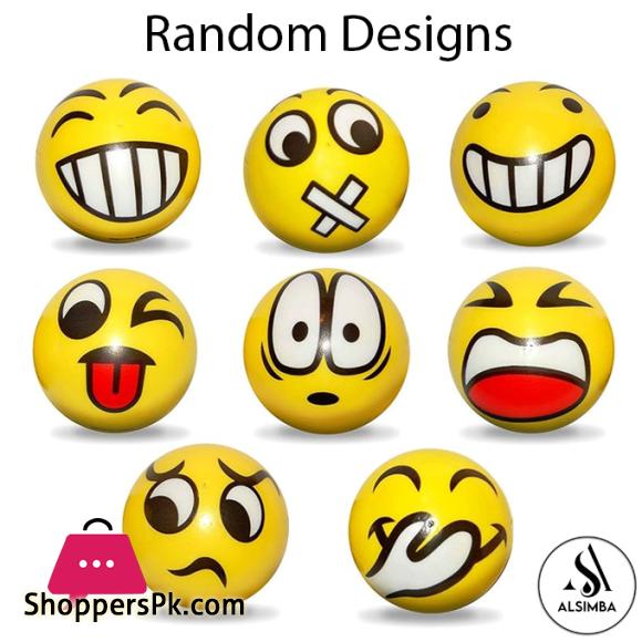 Soft Foam Reaction Emoji Balls for Kids 7.5mm
