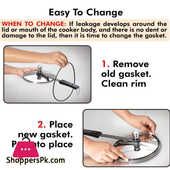 Sunny Original Indian Imported Innerlid - Gasket Sealing Rubber Ring for Pressure Cookers - 1.5L