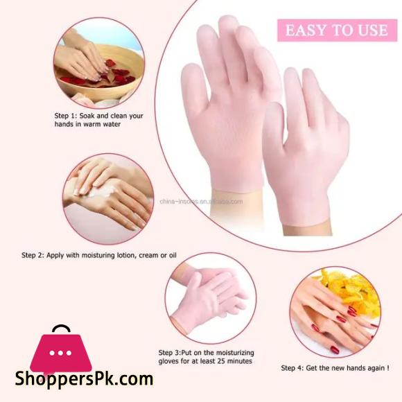 TOP QUALITY SPA GEL SILICON MOISTURIZING GLOVES FOR HANDS