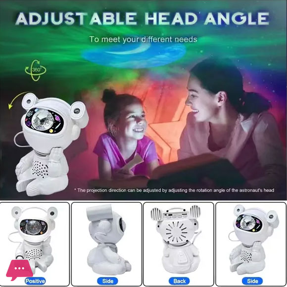 Astronaut Bluetooth Projection Lamp Music Projector Night Light