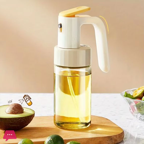 Atomized Oil Spray Bottle Glass - 180ML