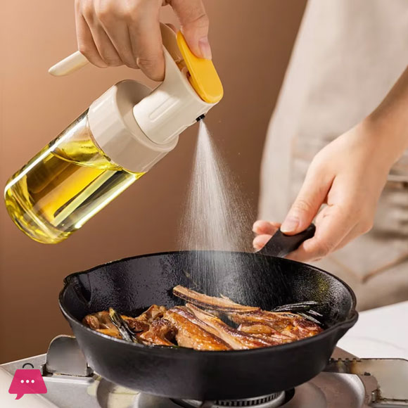 Atomized Oil Spray Bottle Glass - 180ML