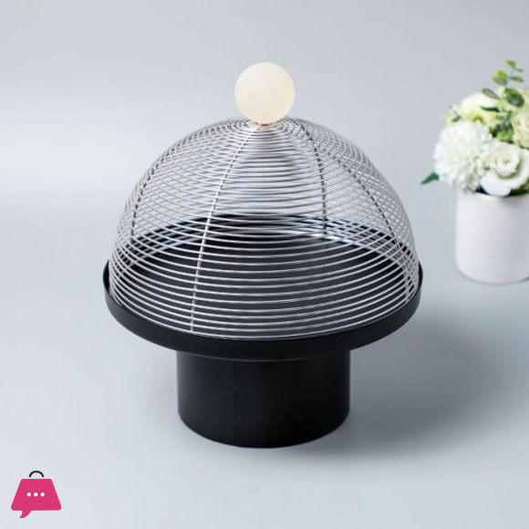 Cake Stand -Dessert Plate Size 25x25x30Cm Iron