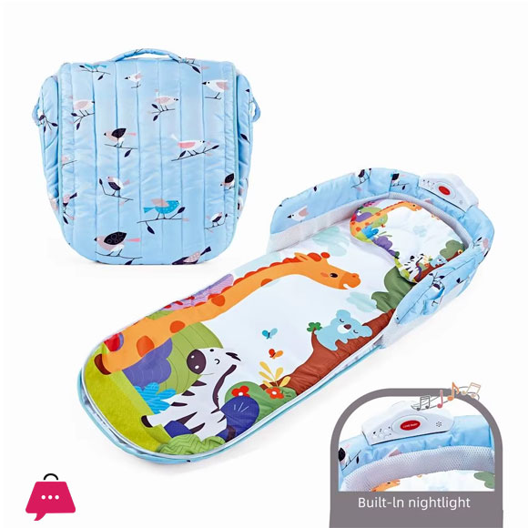 Childrens Sleeping Bag with Play Gym