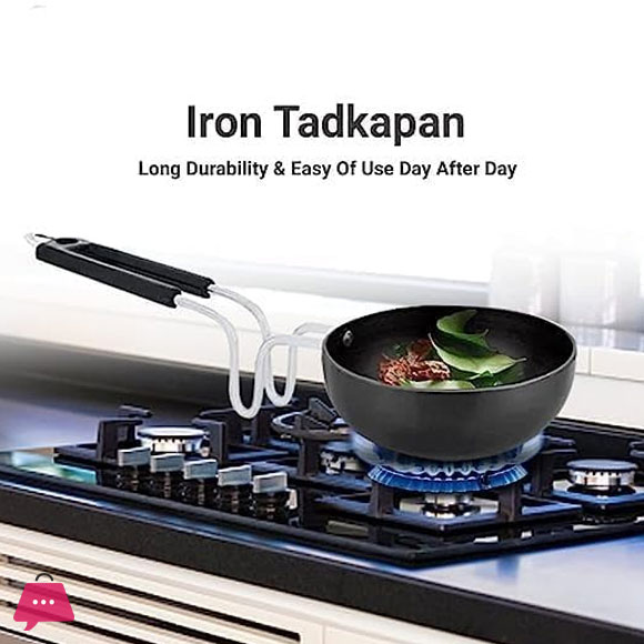 Classic Indian Vaghar Tadka Pan with Grip Handle NO : 4