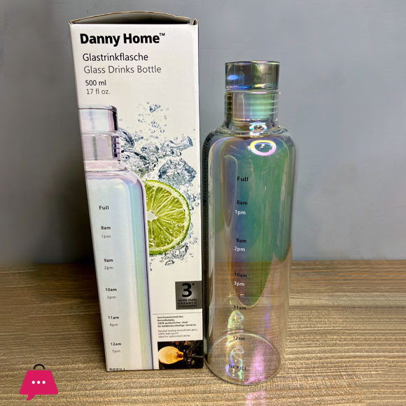 Danny Home Glass Drinks Bottle 500ML-17fl oz