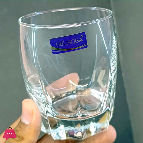 Delisoga Premium 6pcs Glass Set Capacity 280ml