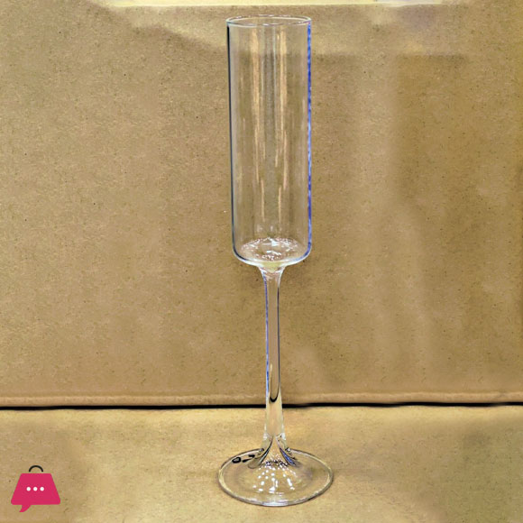 Flute Champagne Glasses Champagne Flute Glass for Home Bar,Wedding,Restaurant 200ml - Set of 6