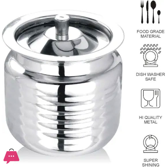 Indian Rio Steel Ghee Oil Container 250-ml 1 PC