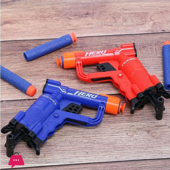 MANUAL TOY SINGLE SHOT SOFT BULLET GUN
