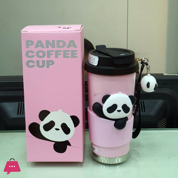 Panda Insulated 316 Stainless Steel Tumbler - Portable Stainless Steel Thermal Flask 520ml-17.5oz