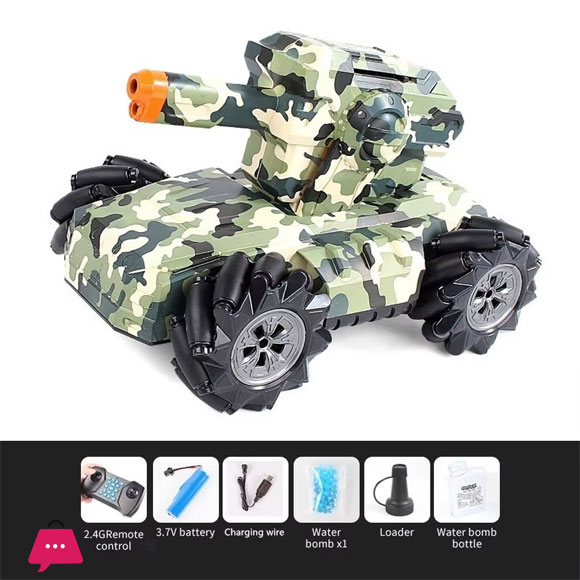 Remote Control Tank Gesture Sensing Water Bomb Armored Car Childrens Toy Rc Car Boy Toys - Rc Tank