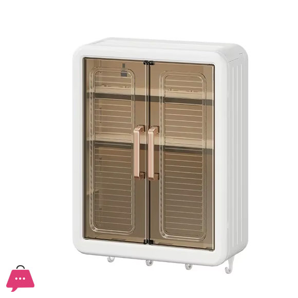 Wall-Mounted Storage Rack For Bathroom Kitchen Storage Cabinet