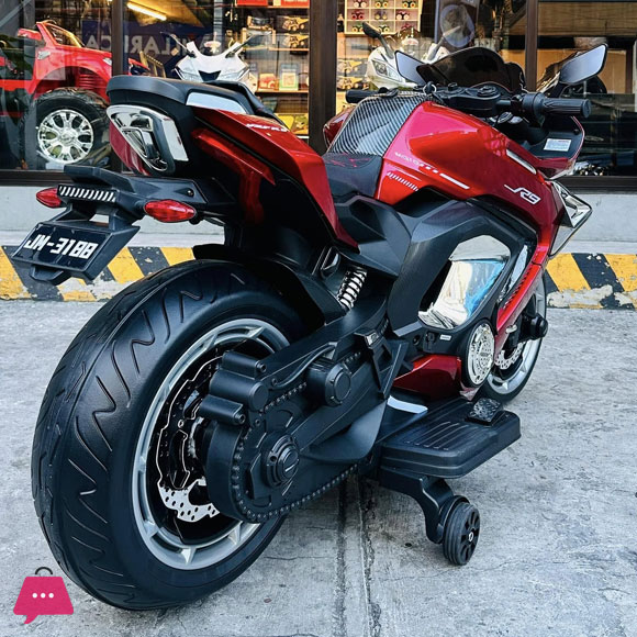 Yamaha R9 Rechargeable 12V Battery Operated Ride On Bike for Kids, 1 to 7 Years Bike Battery Operated Ride On