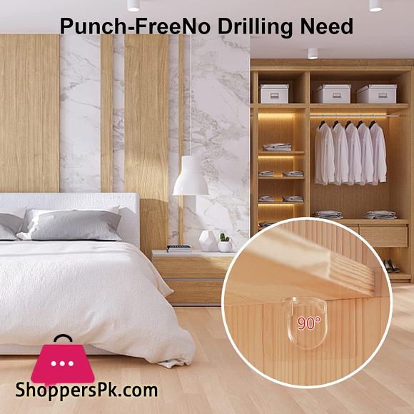 24PCS Punch Free Shelf Support Peg-Self Adhesive Shelves Clips for Kitchen Cabinet Closet Brackets Clapboard Layer
