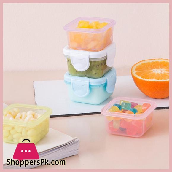 60ML Small Food Grade Plastic Sealed Storage Box Kitchen Moisture-proof Food Storage Household Accessories