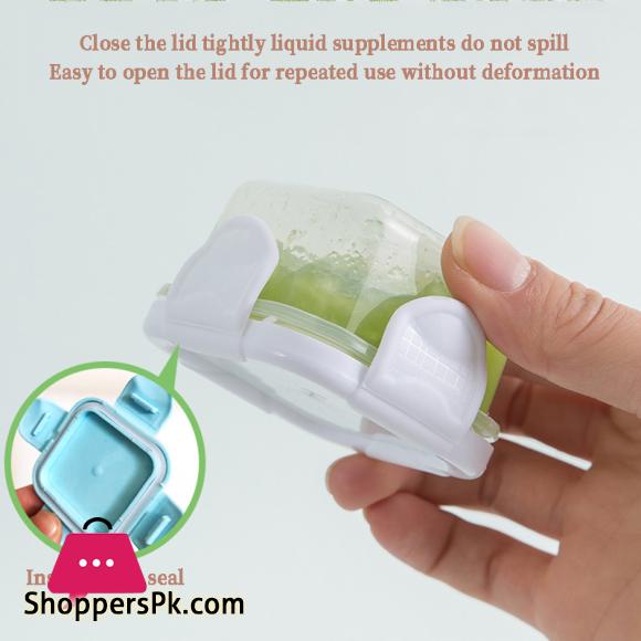 60ML Small Food Grade Plastic Sealed Storage Box Kitchen Moisture-proof Food Storage Household Accessories