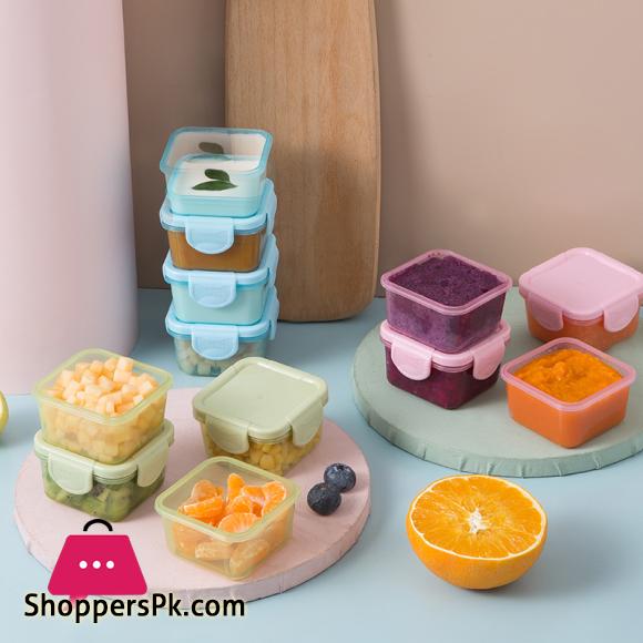 60ML Small Food Grade Plastic Sealed Storage Box Kitchen Moisture-proof Food Storage Household Accessories