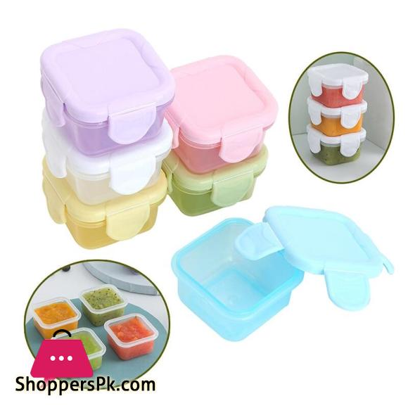 60ML Small Food Grade Plastic Sealed Storage Box Kitchen Moisture-proof Food Storage Household Accessories