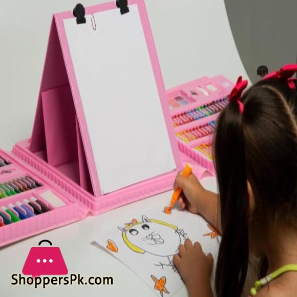 BEAUTIFUL COLOURS KIT 208PCS STATIONERY SET FOR KIDS/ STATIONERY FOR KIDS
