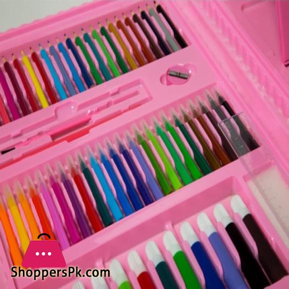 BEAUTIFUL COLOURS KIT 208PCS STATIONERY SET FOR KIDS/ STATIONERY FOR KIDS