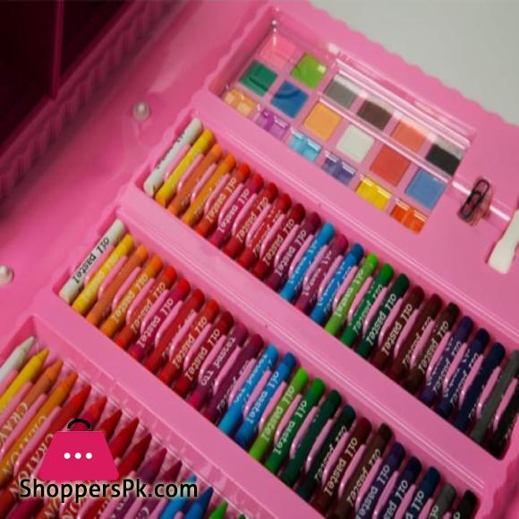 BEAUTIFUL COLOURS KIT 208PCS STATIONERY SET FOR KIDS/ STATIONERY FOR KIDS