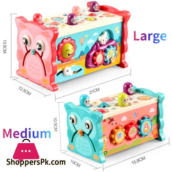 Baby Activity Cube Six Sided Box 8 In 1 Learning Toy