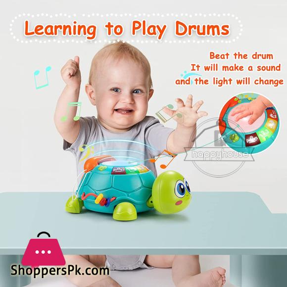 Baby Toys 0 12 Months Musical Turtle Toy Lights Sounds Musical Toy