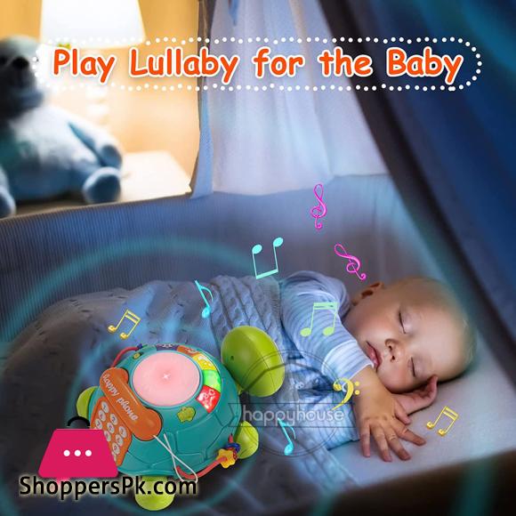 Baby Toys 0 12 Months Musical Turtle Toy Lights Sounds Musical Toy