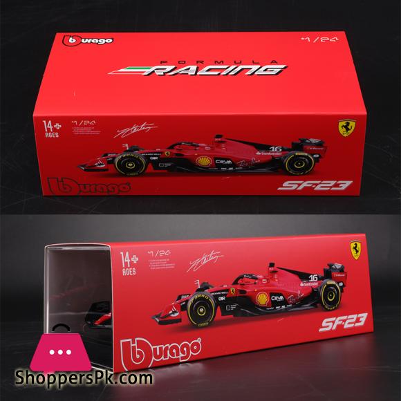 Bburago 1:24 Ferrari SF23 C.Sainz NO.16 Formula One Cars Simulated Alloy Car Model
