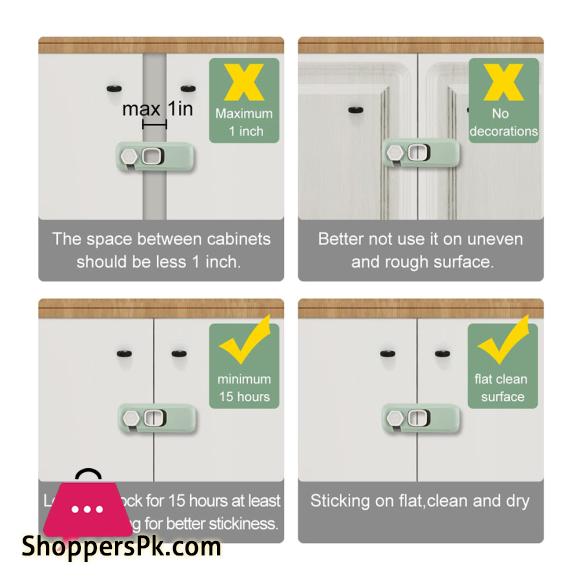 Child Safety Lock Baby Safety Cabinet Lock (1 Pieces)