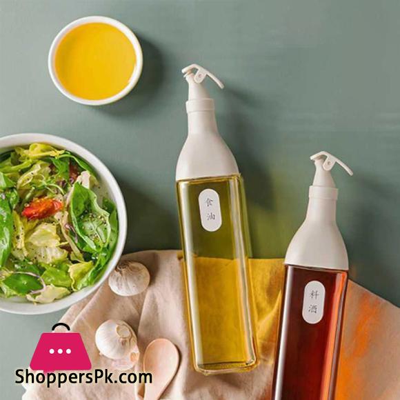 Creative Cooking Seasoning Oil Bottle 500ml Kitchen Oil Bottle Home Seasoning Bottle Glass Storage Bottles For Oil And Vinegar