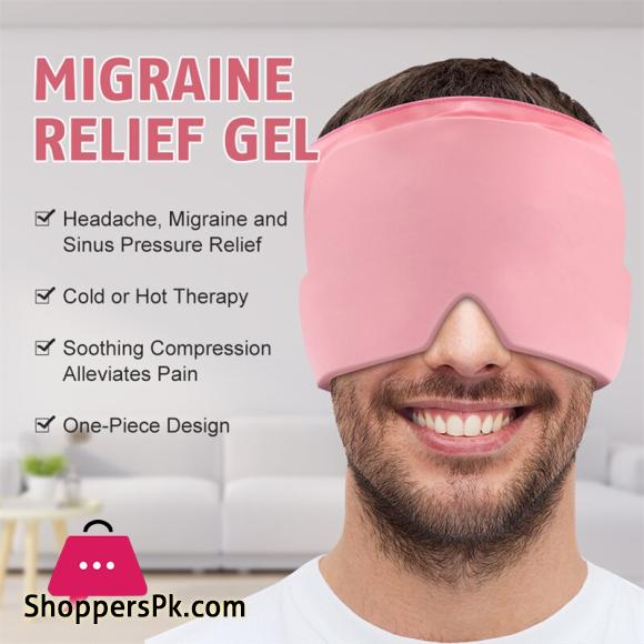 Gel Hot Cold Therapy Headache Migraine Relief Hat Head Massager Antistress Relax Massage Machine Health Care Ice Eye Mask