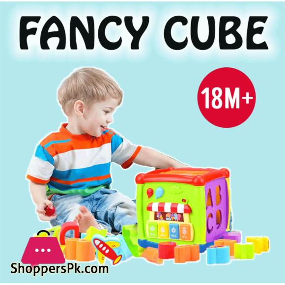 HUANGER Multifunctional Children Infant Baby Music Activity House Fancy Activity Cube Early Educational Learning Baby Toys
