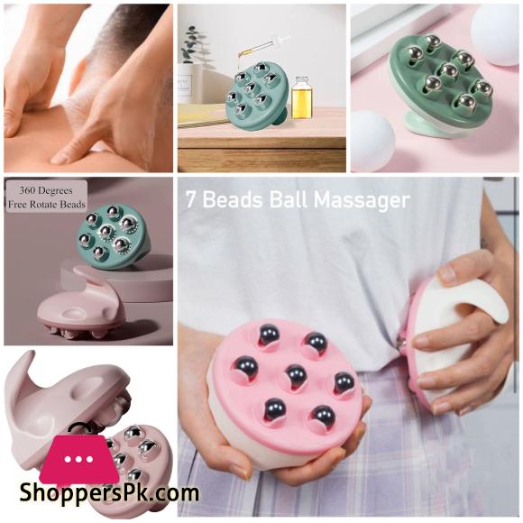 Hand Held Massager, Rolling Ball W/ 360 Degree Roller Ball Easy Hand Grip Deep Tissue Massage Roller for Muscle Neck Foot Leg Thighs